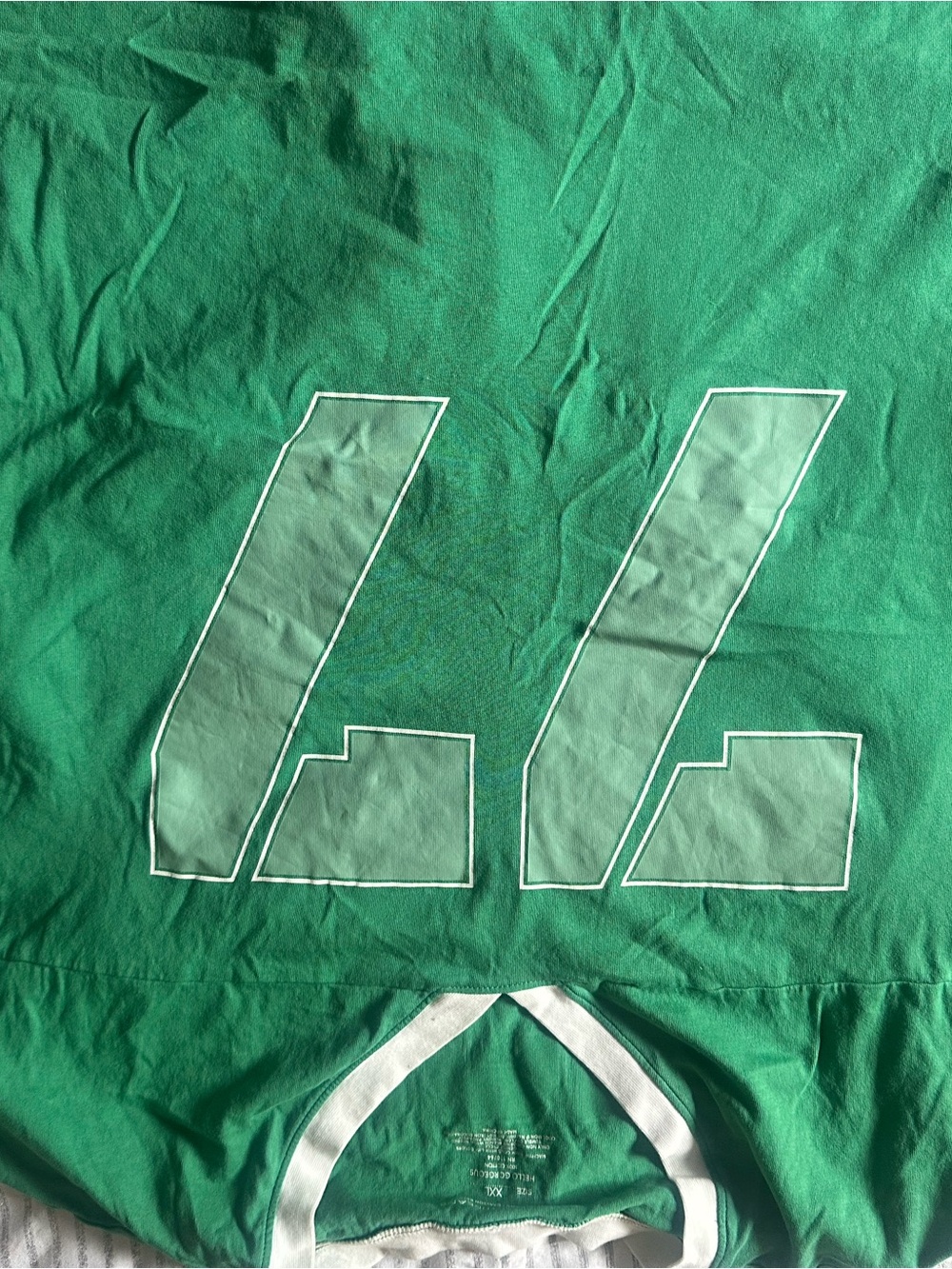 Grayson Threads Green Short Sleeve Tee with White Graphic